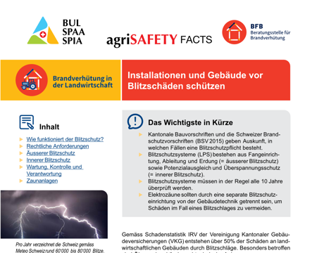 Installationen und Gebäude vor Blitzschäden schützen