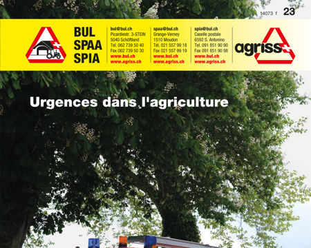 Urgences dans l'agriculture