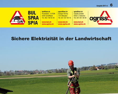 Sichere Elektrizität in der Landwirtschaft