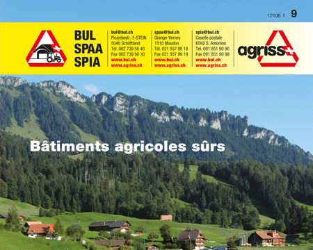 Bâtiments agricoles sûrs