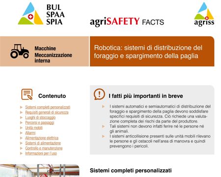 Robotica: sistemi di distribuzione del foraggio e spargimento della paglia